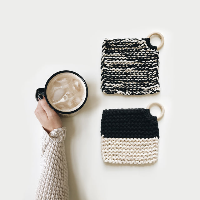 Knit Croix Coasters