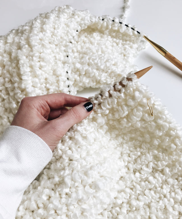 Bouclé Blanket